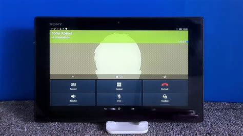 Sony Xperia Tablet Z Android Kitkat Incoming Call Youtube