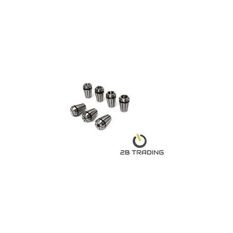 Kit Collet de Serrage à Ressort pour Mandrin 1 7mm ER11 7pièces