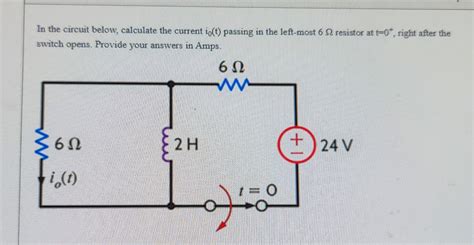 Solved In The Circuit Below Calculate The Current I0 T Chegg