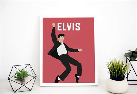 Elvis Presley Poster Elvis Presley Print Elvis Presley Art Etsy Uk