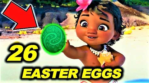 🌊 26 Easter Eggs In Moana Youtube