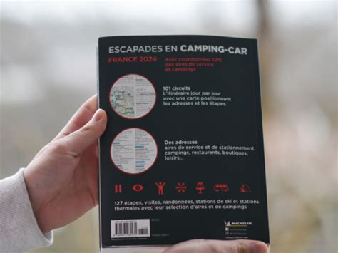 Guide Carte Michelin Escapades En Camping Car France 2024