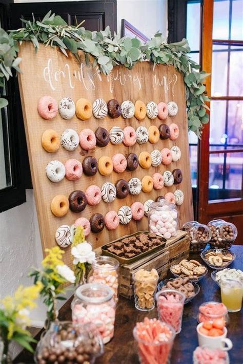 Best Donuts Walls Ideas To Wow Your Guests Dipped In Lace Wedding