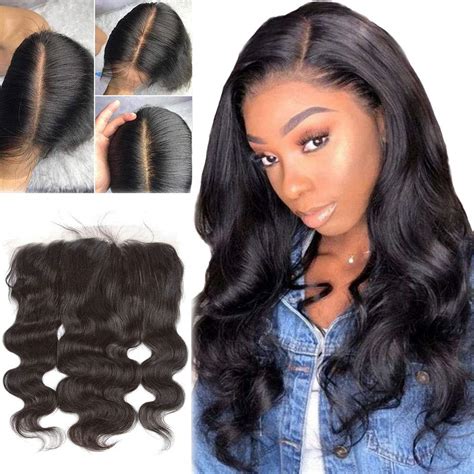 18 Inch Body Wave 13x6 Lace Frontal Pre Plucked Bleached