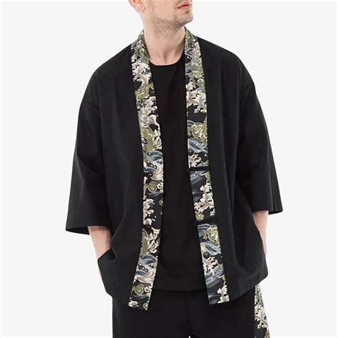 Veste Haori Vêtement Japonais Homme Shogun Japon