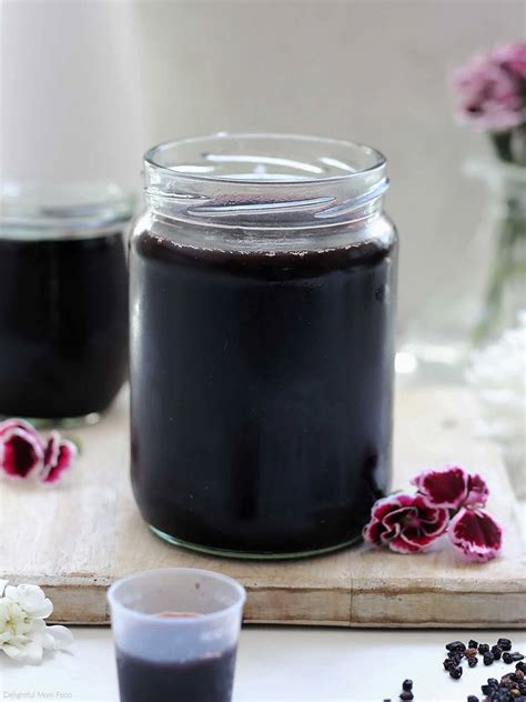 Homemade Elderberry Syrup Recipe Delightful Mom Food