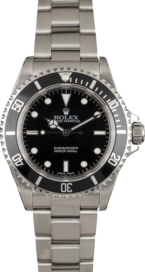 Buy Used Rolex Submariner 14060 | Bob's Watches - Sku: 122824 T