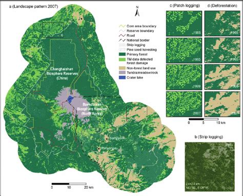 Example Of Mapping Protected Areas With Landsat Data For The