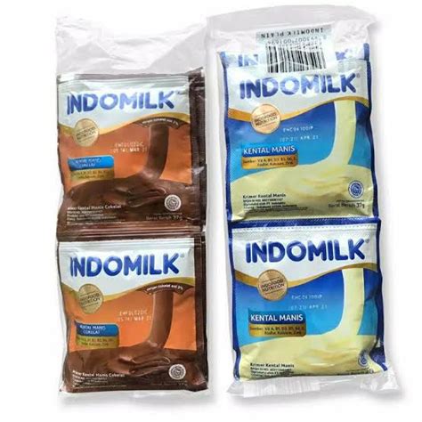 Jual Susu Cair Indomilk Sachet Gr Pack Shopee Indonesia