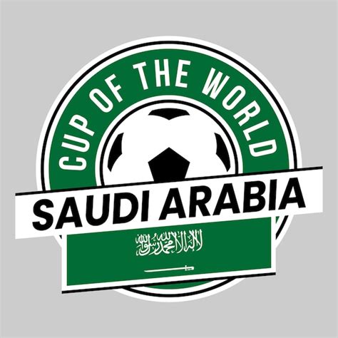 Premium Vector Saudi Arabia Team Badge For Football Tournament