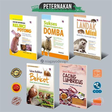 Jual Buku Peternakan Beternak Kelinci Potong Beternak Landak Mini