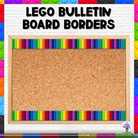 Lego Bulletin Board Borders Back To School Decor Bordes Decorativos De Lego