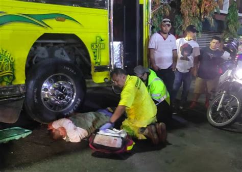 Hombre Pierde Extremidad Inferior Tras Ser Arrollado Por Un Bus Que Iba