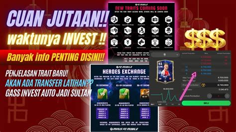 Waktunya Invest Cuan Jutaan Koin Update Terbaru Fc Mobile Trait Baru