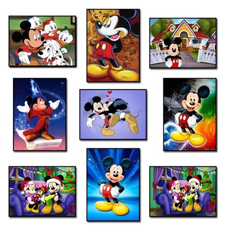 D Diy Diamante Pintura Diamante Mosaico Mickey Mouse Kit Do Ponto Da