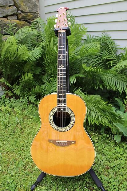 1975 Ovation Custom Legend 1119 4 Natural Acoustic Reverb