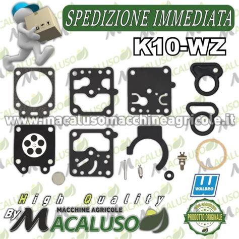 SERIE MEMBRANE RIPARAZIONE Carburatore Walbro K10 WZ Decespugliatore