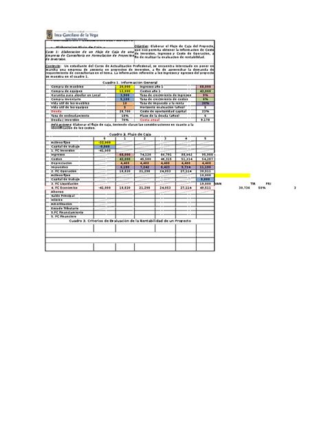 PDF Ejercicios Flujo De Caja Proyectos De Inversion DOKUMEN TIPS