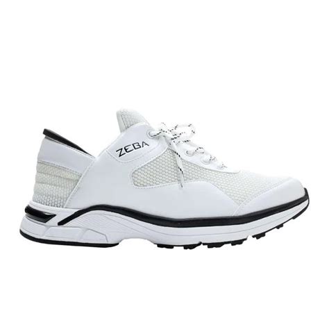 Zeba Shoes Mens Arctic White Medium And Extra Wide 4e Available