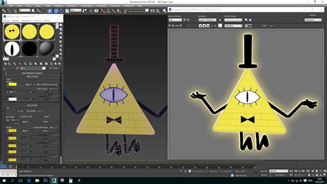 Bill Cipher 3d Modeling Gravity Falls Timelapse Youtube