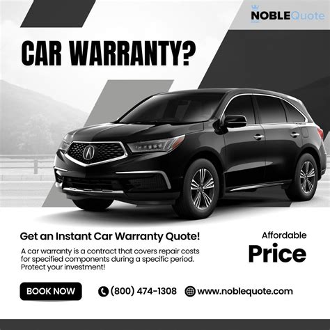 Get an Instant Car Warranty Quote! by Noble Quote on Dribbble