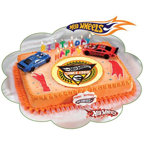 HOT WHEELS ΜΕ ΔΥΟ ΑΥΤΟΚΙΝΗΤΑ ΣΧΕΔΙΟ ΓΙΑ ΤΟΥΡΤΑ ΓΕΝΕΘΛΙΩΝ Kardasis Decorations