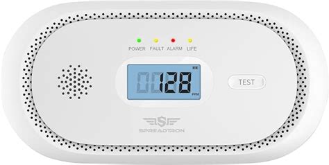 Spreadtron Carbon Monoxide Alarm Detector LCD Digital Display Carbon