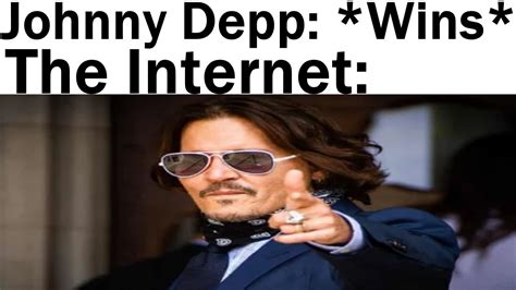 Johnny Depp Memes To Celebrate His Victory Youtube