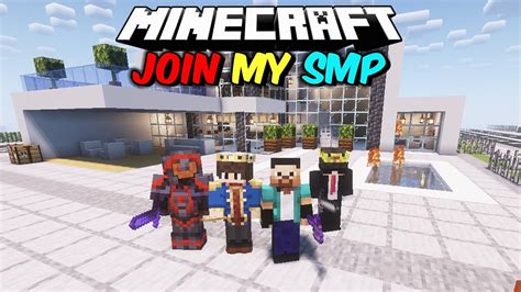 Public Smp Live Anyone Can Join Java Bedrock Minecraft Live Smp