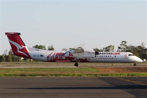 Central Queensland Plane Spotting First Qantaslink Dash 8 Q400 Next Gen Vh Lql At Cq Airports