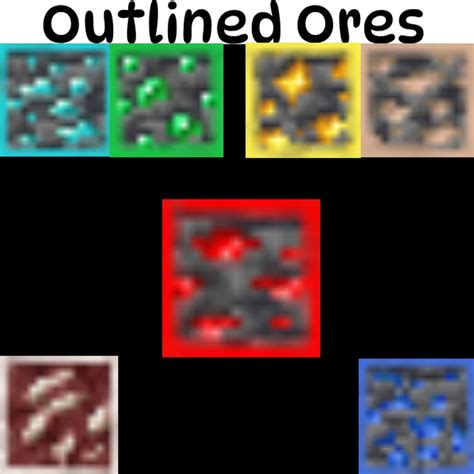 Twss Outlined Ores Minecraft Texture Pack