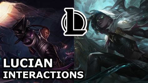 Lucian Interactions With Other Champions LUCIAN AND SENNA COUPLE