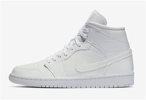 Air Jordan 1 Mid White Patent BQ6472 111 Release Date SBD