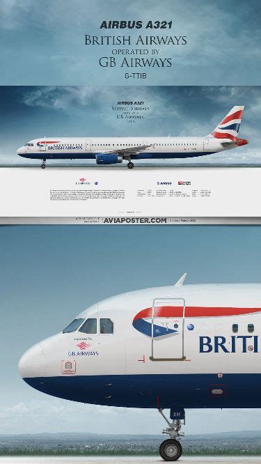 Poster Airbus A Gb Airways Operated As British Airways G Ttib