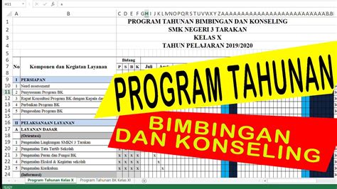 Contoh Program Tahunan Bk Sma Snoheritage