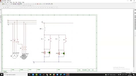 Control De Encendido Y Apagado De Dos Motores En Cadesimu Youtube