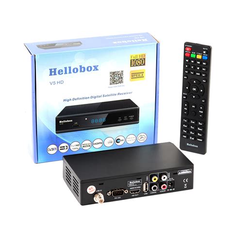 Hellobox V5 HD Support Powervu DVB S2 Hellobox 8 Hellobox 6 1080P Full ...