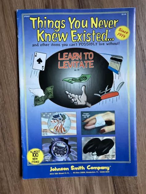 THINGS YOU NEVER Knew Existed Catalog - Johnson Smith Company | 2000 £ ...