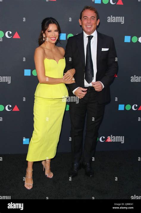 Eva Longoria Eugenio Lopez Arrives At The Moca Gala Held At The