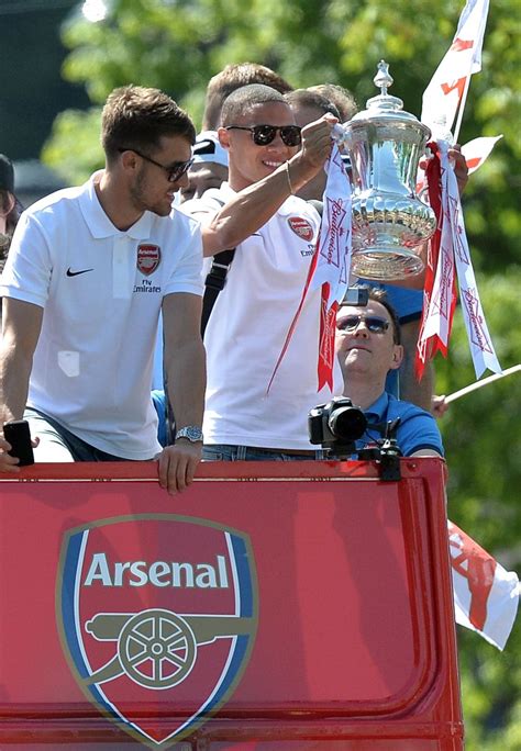 Aaron Ramseys Fa Cup Final Celebrations Wales Online