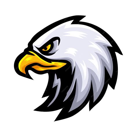 Premium Vector Eagle Head Logo Mascot Design