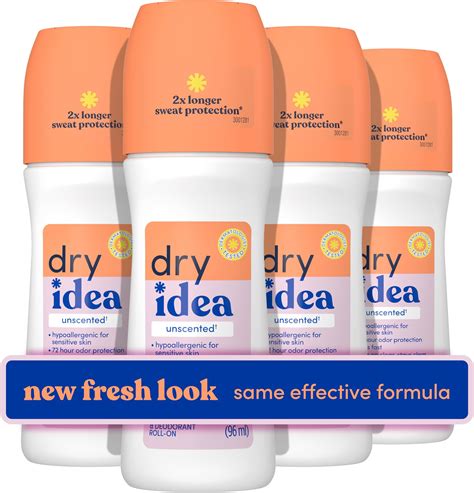 Dry Idea Roll On Deodorant And Antiperspirant 2x Longer