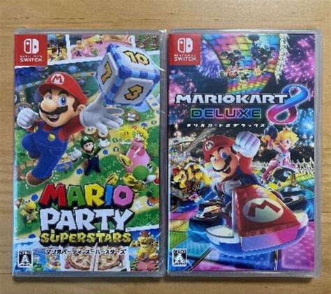 新品未開封 マリオカート8デラックス ＆ マリオパーティスーパースターズ 任天堂スイッチソフト｜paypayフリマ