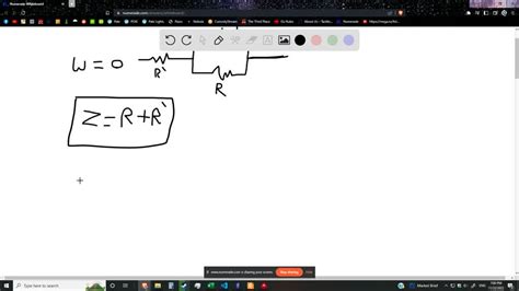 SOLVED:A resistor R is in parallel with a capacitor C, and this ...