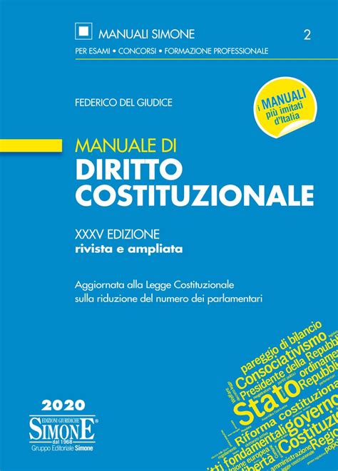 Manuale Di Diritto Costituzionale 2 Edizioni Simone