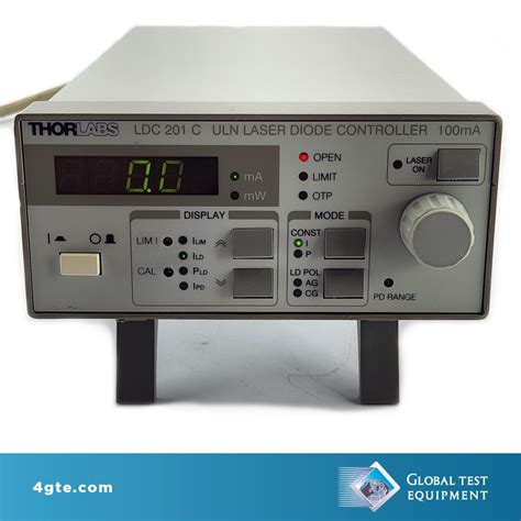 Thorlabs LDC201C Diode Laser Controller 100mA Global Test Equipment