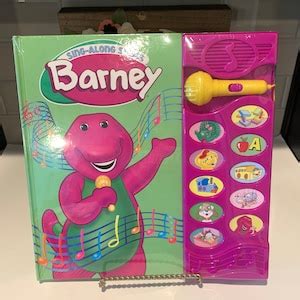 Barney Song Along Book sealed - Etsy