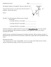 Pendulum Lab Activity Ce Asg Pdf Pendulum Lab Activity Name