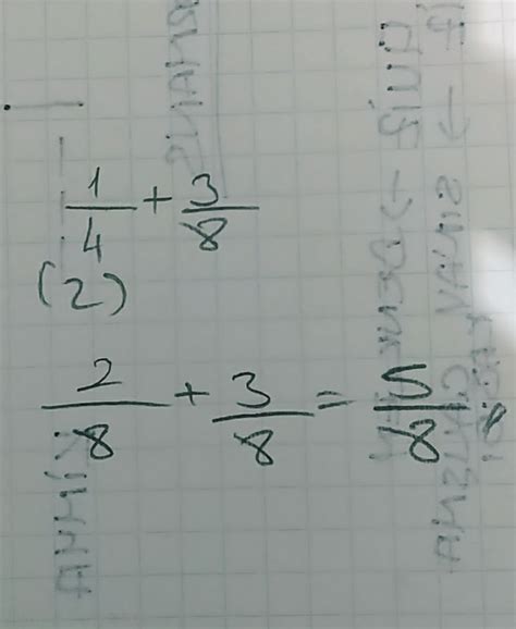Arkadaşlar 1/4 + 3/8 kaç eder? - …