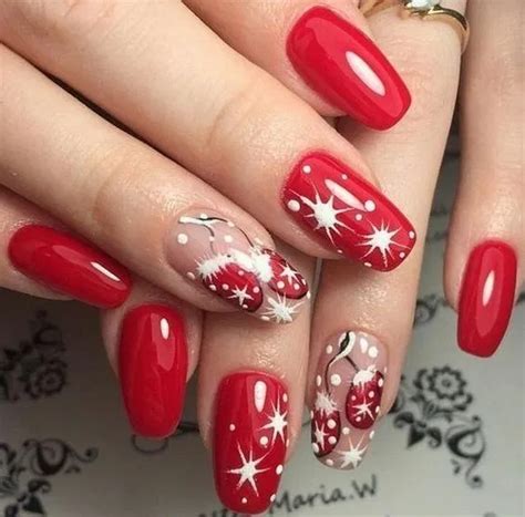 128 Most Beautiful And Elegant Christmas Stiletto Nail Designs Page 1